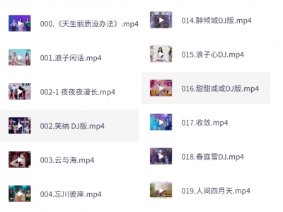 抖音热卖车载音乐+视频合集